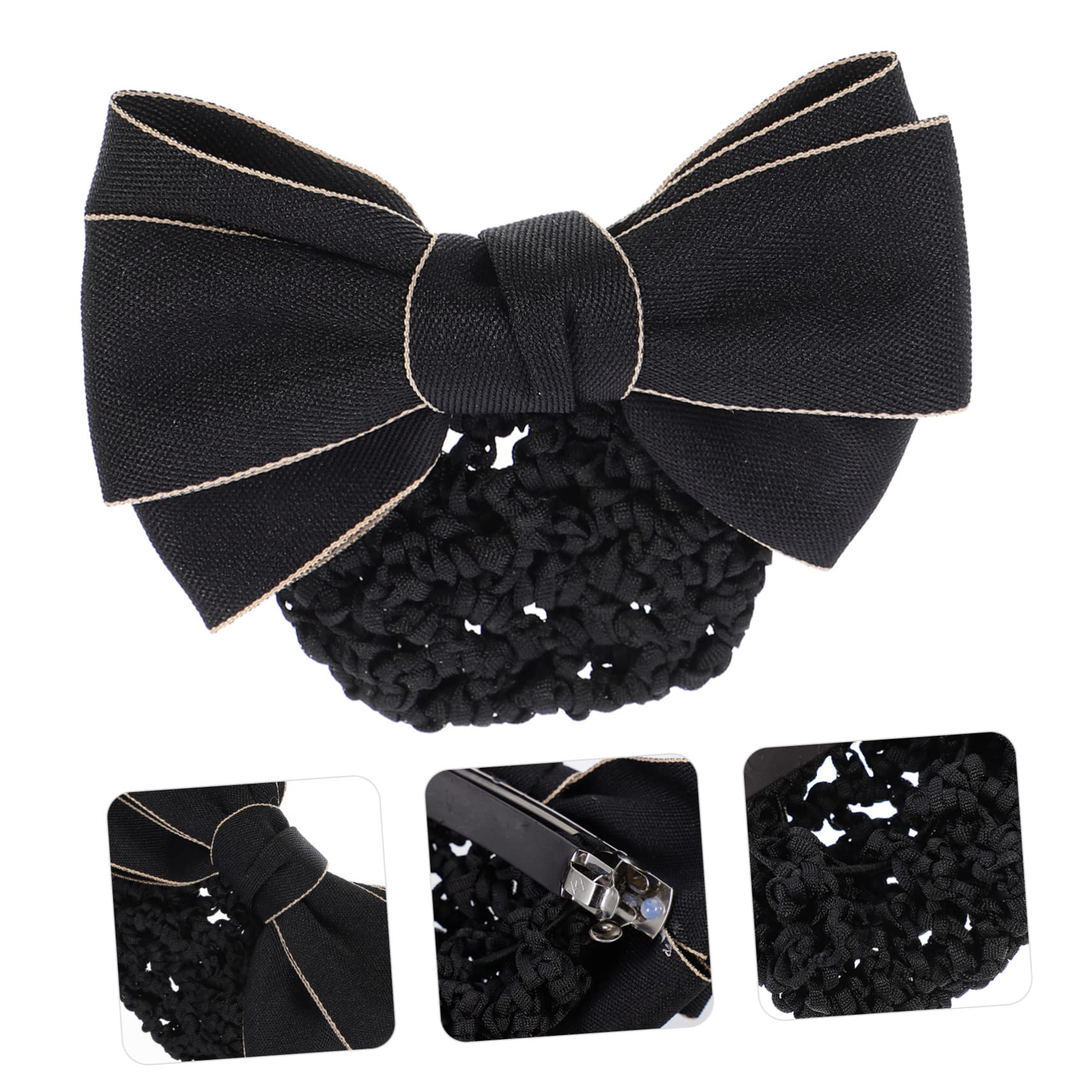 FRCOLOR 10stücke Haarnetz Bun Cover Snood Haarschmuck Professionelles Haarnetz Mit Schleife Klassisch Für Elegante Frisuren Und Besondere Anlässe
