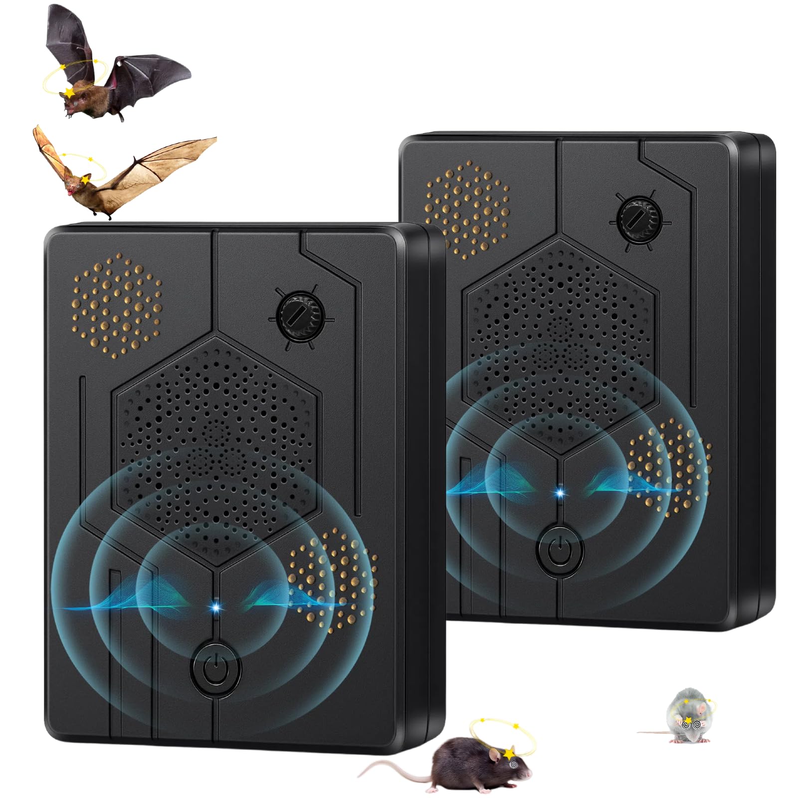 Snapklik.com : 2 Pack Bat Deterrent Devices For Attic: 2025 Upgraded ...