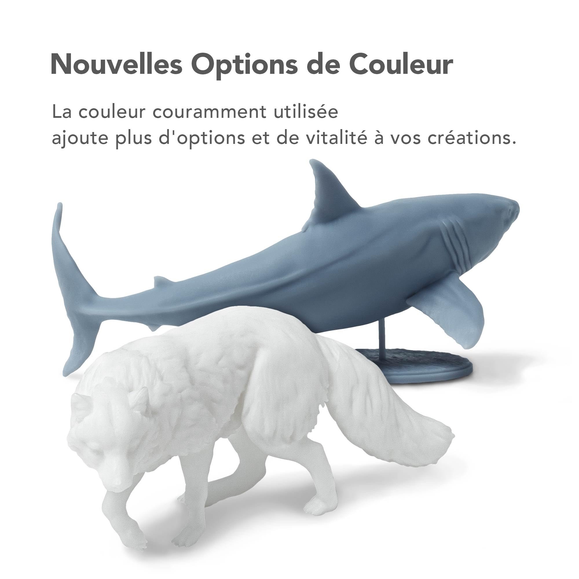 Phrozen Auqa-Resin Oat White| Résine d'imprimante 3D | 405 nm UV Photopolymère Resin pour impression 3D LCD/DLP/SLA | Haute Précision, Faible Odeur, Non Cassante (2kg)
