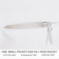 Vista 5 de Guvar Juego de 2 rellenos de almohada suaves de 18 x 18 pulgadas, alternativa a relleno de almohada, almohadas decorativas para sofá, almohadas