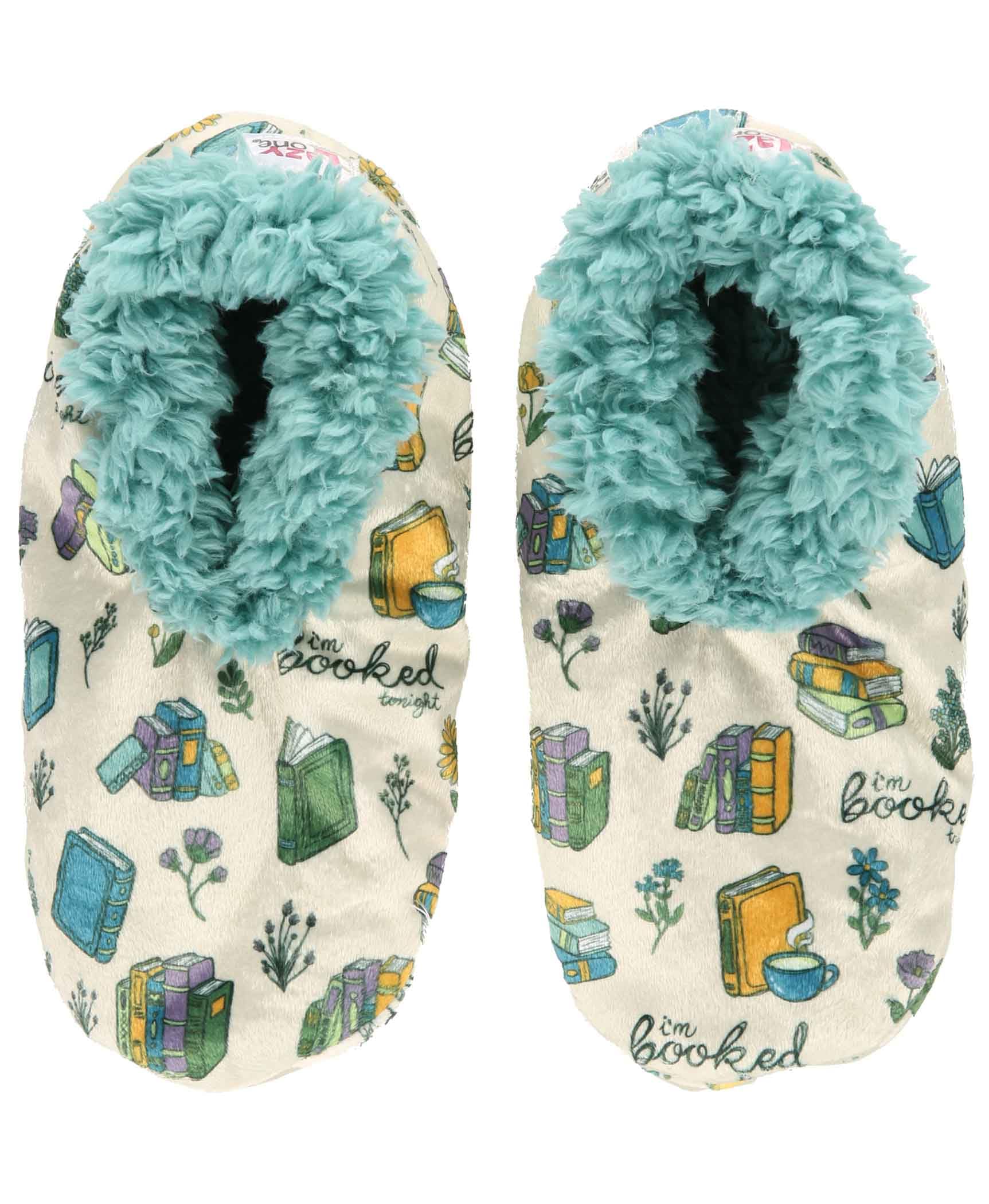 Lazy One Calcetines mullidos para mujer, bonitas pantuflas con forro polar, calcetines antideslizantes