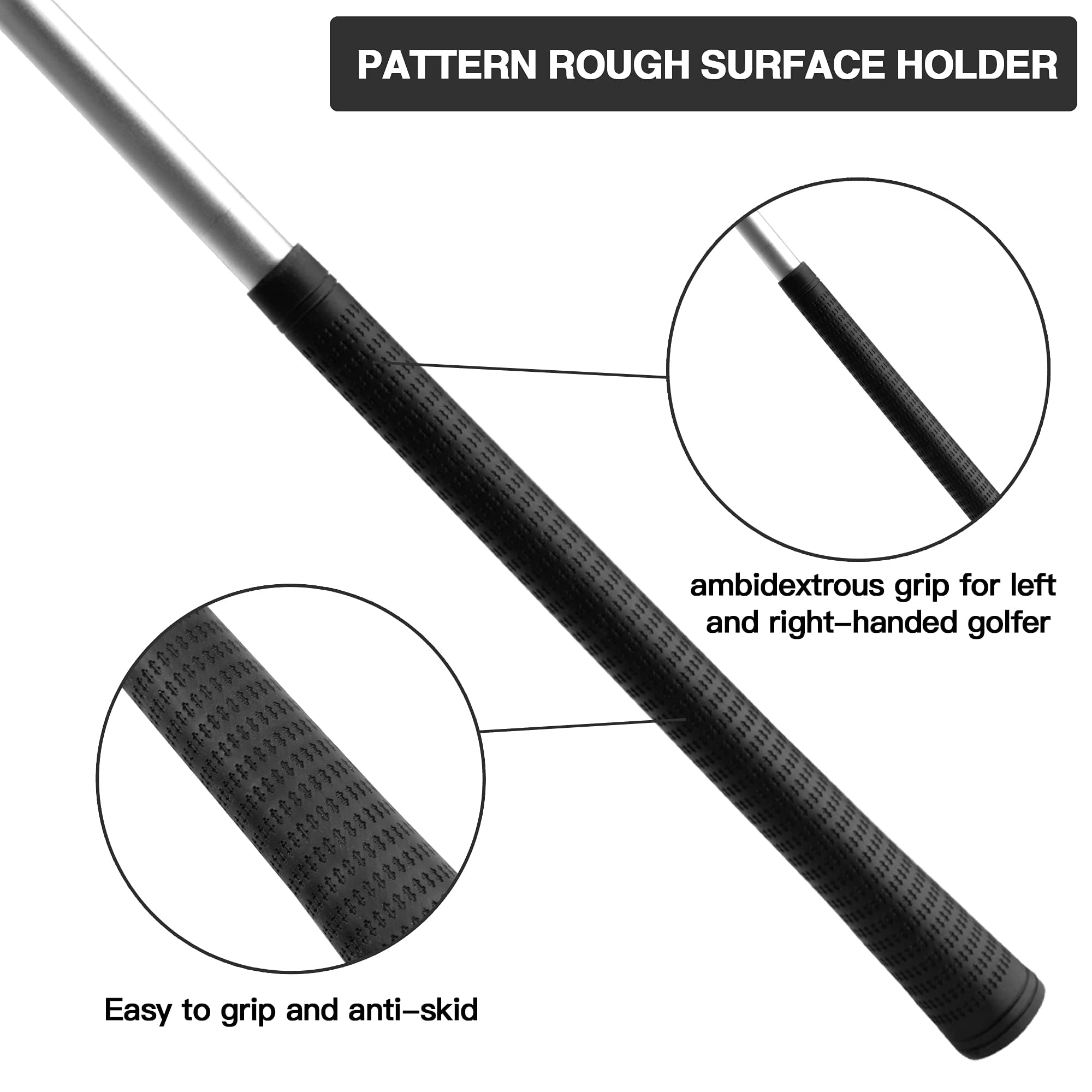 Ensemble de putter de golf réglable, bidirectionnel pour homme et femme, droitier/gaucher, mini club de golf pour enfants, adolescents, adultes