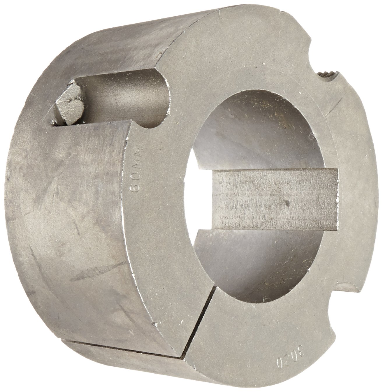 Martin 3020 60MM Taper Bushing, Sintered Steel, Metric, 60 mm Bore, 107.95 mm OD, 50.8 mm Length