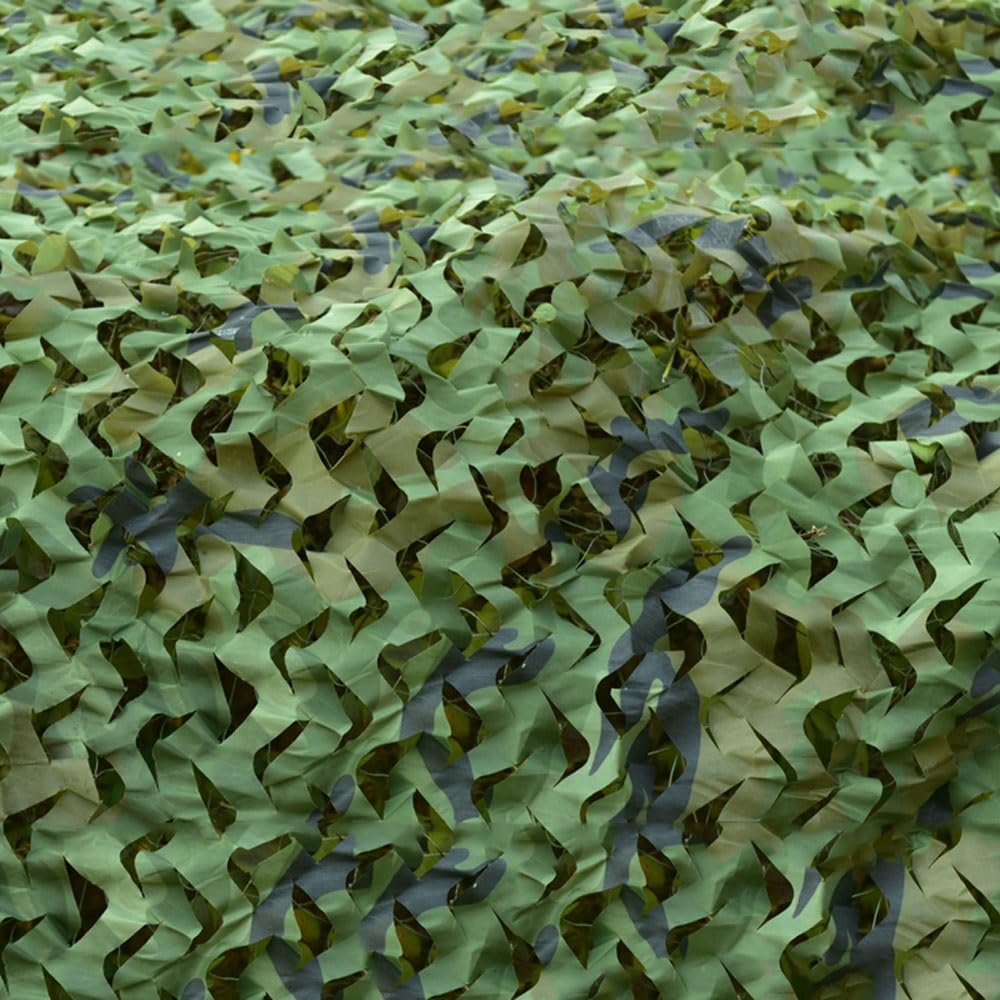 Rete Mimetica da Caccia in Tessuto Oxford Rete Ombreggiante Militare per Camouflage Campeggio Woodland Giardino Decorazione
