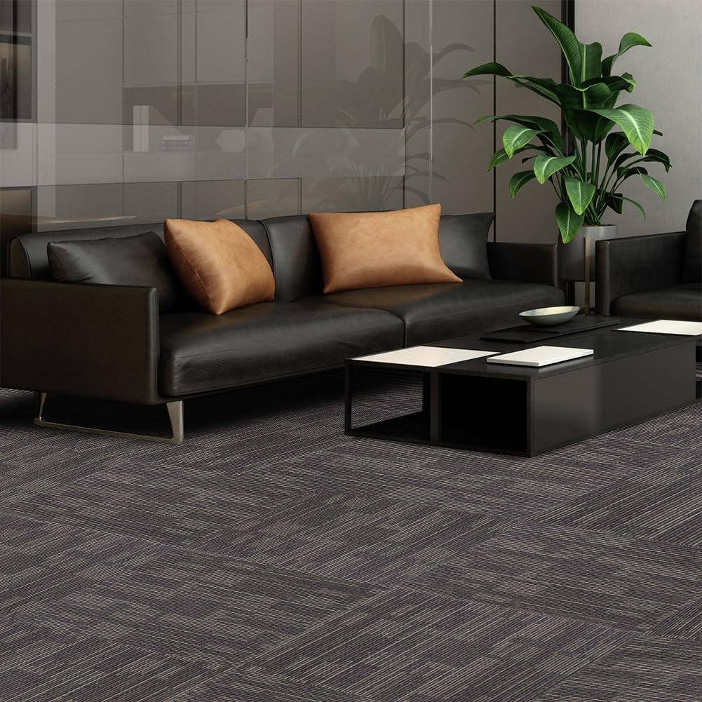 Petgrow Commercial Carpet Tiles, 24x24, 18 Tiles, 72 sq ft