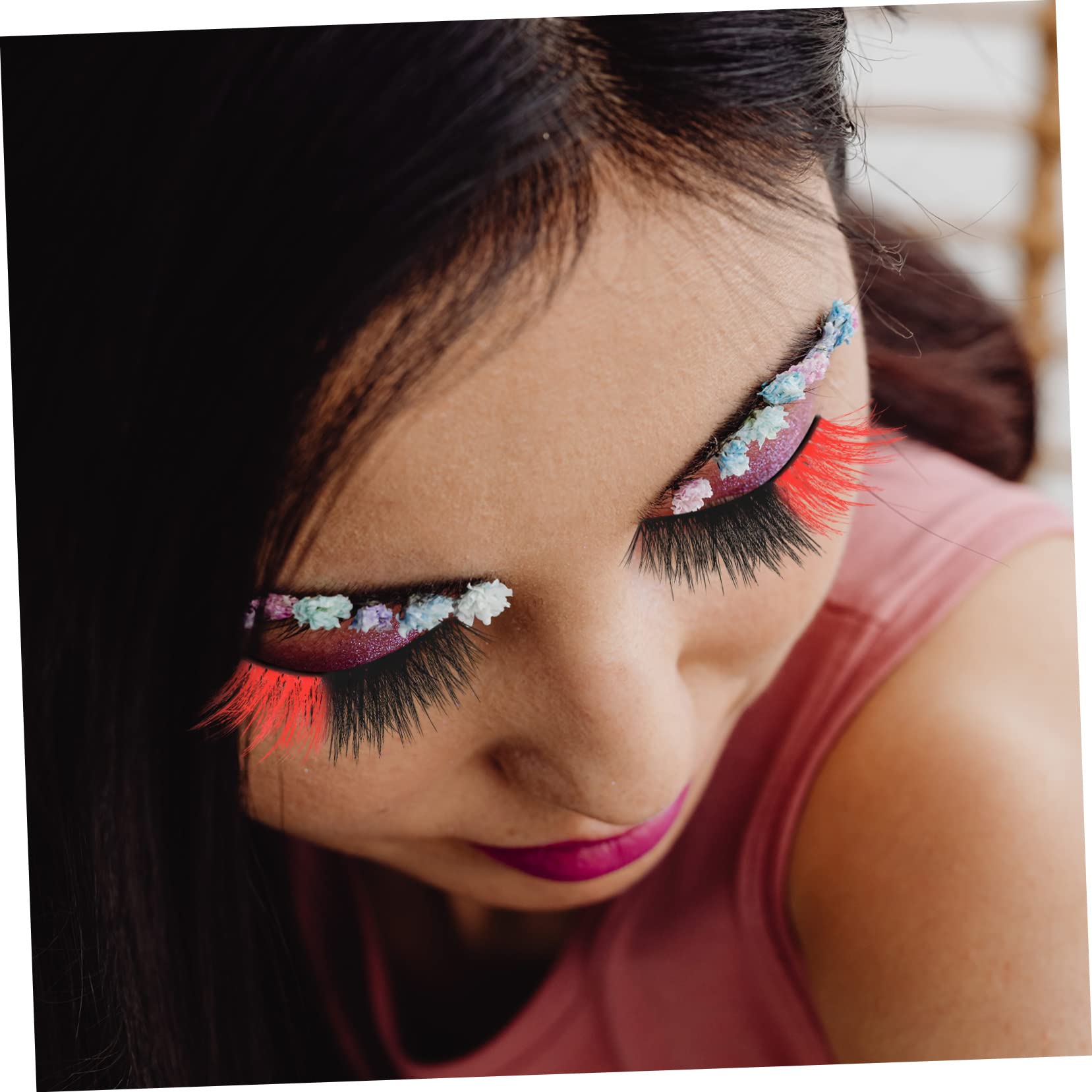 Baluue 20paia Un Titolo Generato Per Prodotto Base Ai Requisiti Forniti Ciglia Finte Morbide e Leggere Di Ciglia Naturali Riutilizzabili Con Scatola Per Makeup Quotidiano e Occasioni