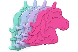 Unicorn Ice Packs for Bentgo Buddies Lunch Boxes and Snack Cooler Bags (4-Pack)