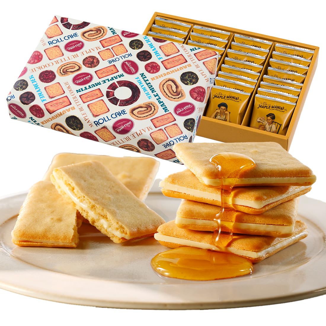 Amazon.co.jp: [ザ・メープルマニア] メープルバタークッキー お菓子