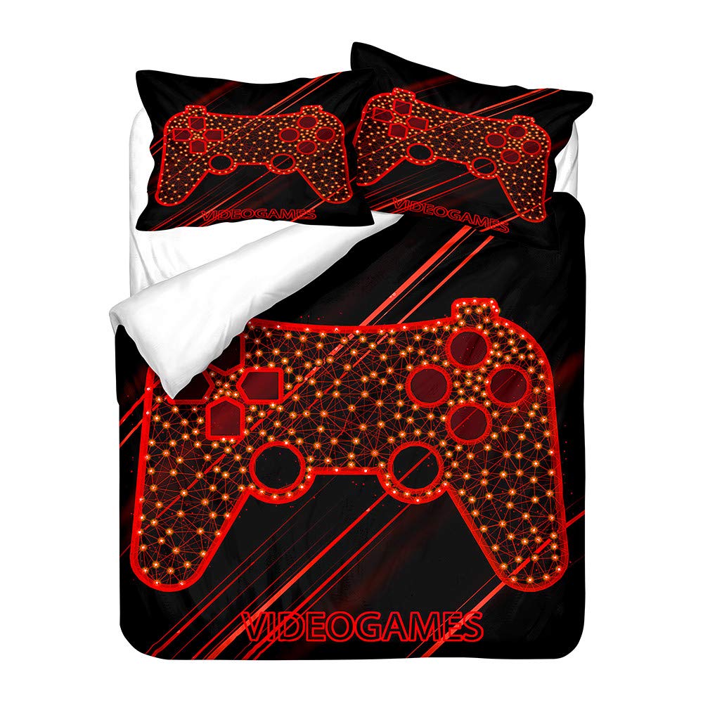 Housse de couette jeu vidéo 200x200cm, le cadeau idéal pour adolescent passionné