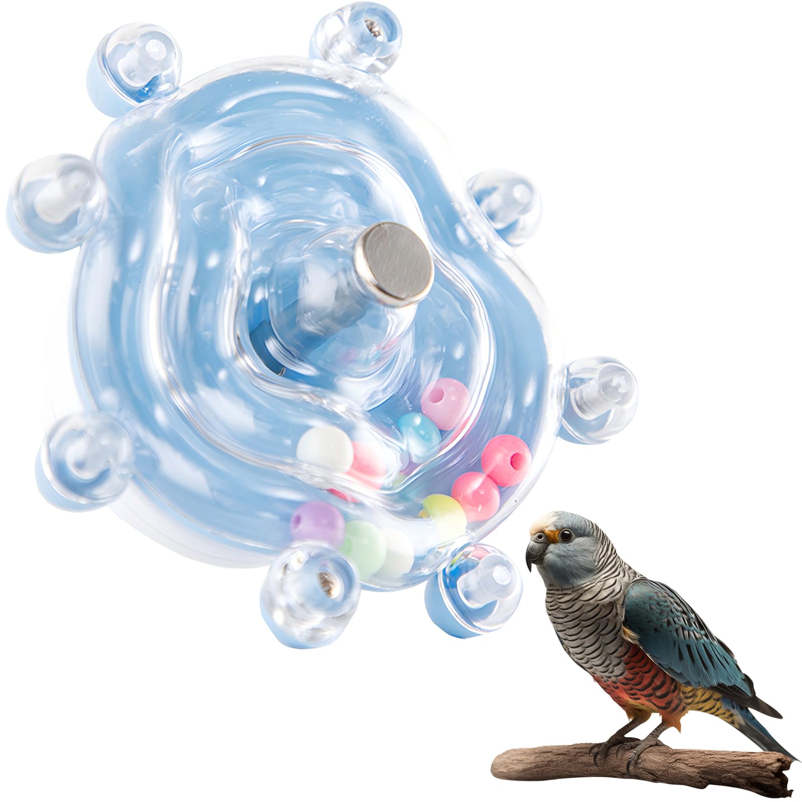 Amazon | JUJUGO インコ おもちゃ 鳥かじるおもちゃ 回転式おもちゃ