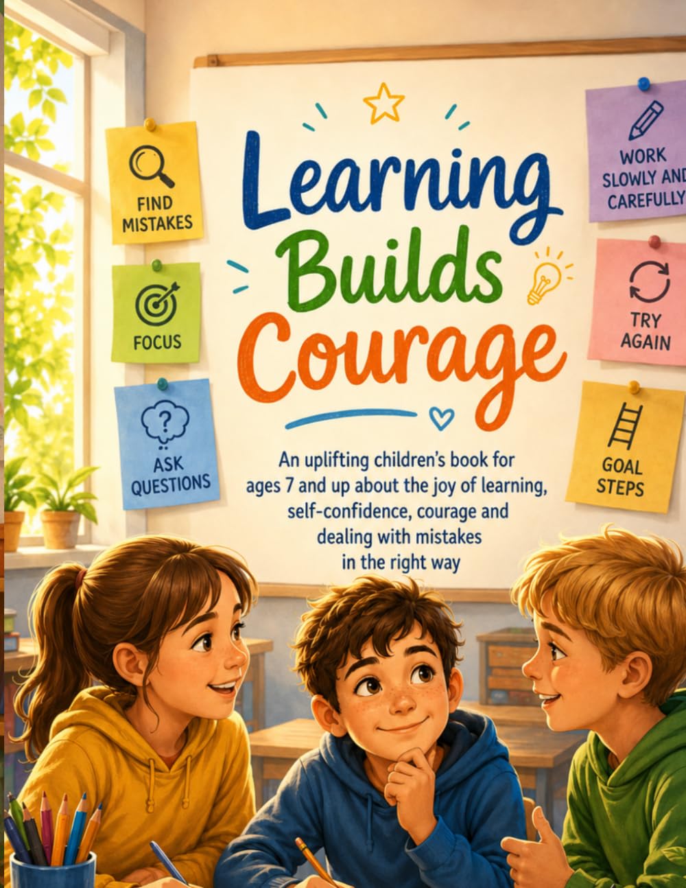 Learning Builds Courage: An uplifting children’s book for ages 7 and up about the joy of learning, self-confidence, courage and dealing with mistakes in the right way (The Tree Detectives)
