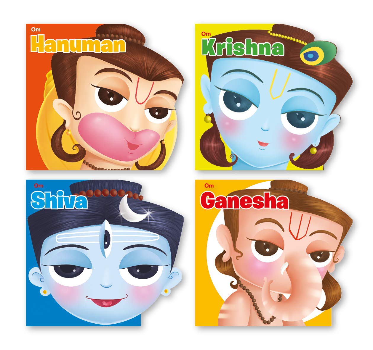 Om Books International Saraswati (Gods and Goddesses)- Cutout Board Books
