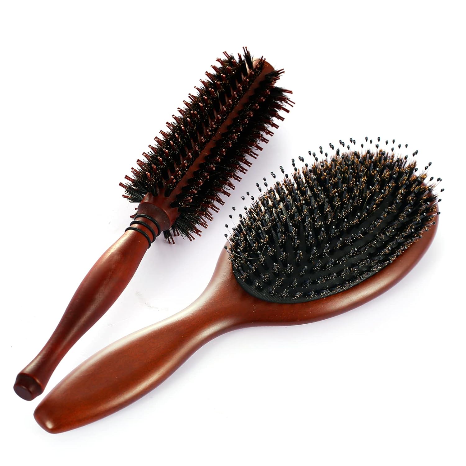 TogeWithYHair Brush Nylon Bristle Hair Brush Set (large) Soft natural bristle