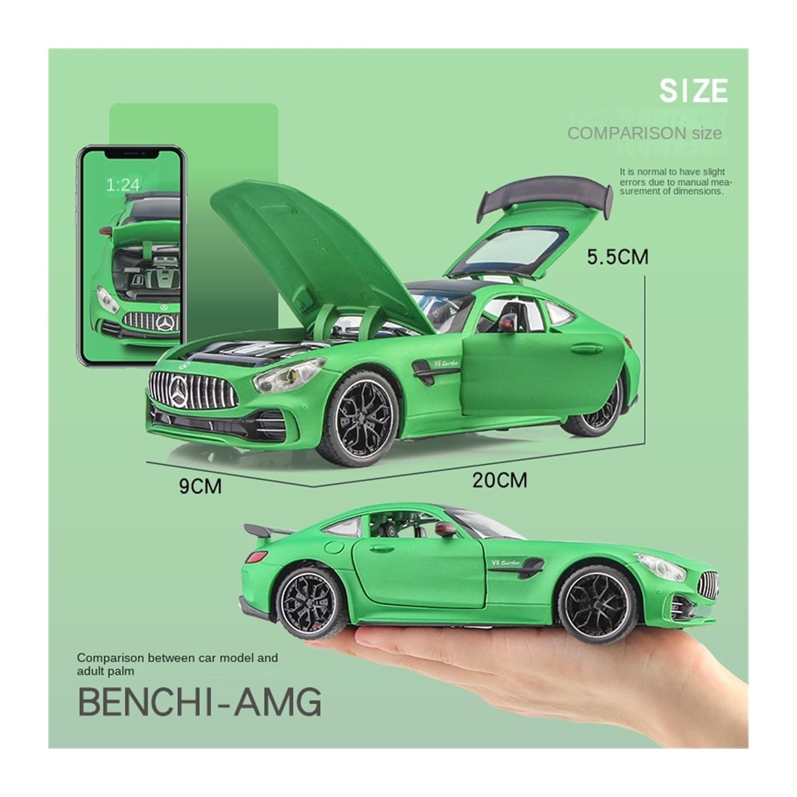 くまこう 1/24メルセデスベンツ AMG ワイドver＋1/24ハネベン くまこう