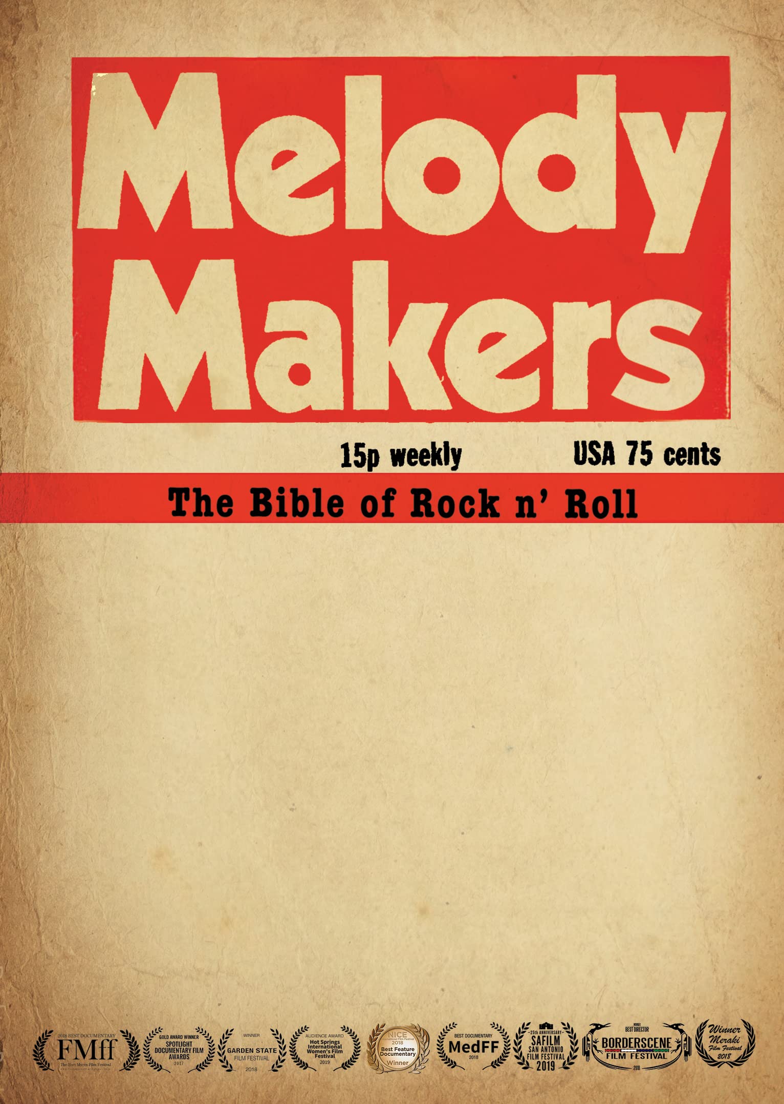 Melody Makers: The Bible Of Rock N' Roll DVD documental de música