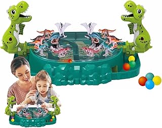 Two Player Dinosaur Board Game, Dart Board Family Game with Aiming and Targeting Toy, Aiming Family Board Game, Dart Board, Two-Player Toy for Teens and Toddler Unniq