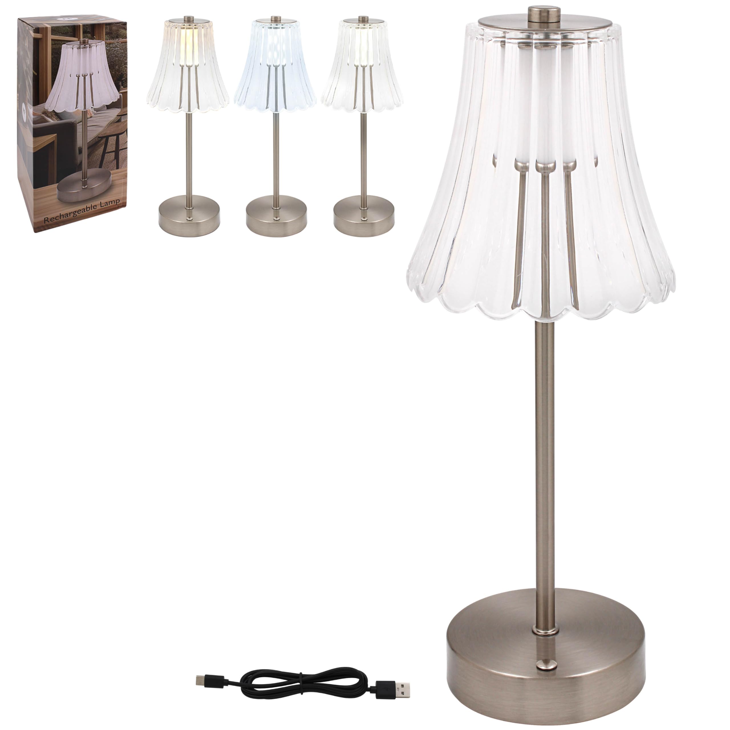 Lampe de chevet rechargeable pour une ambiance douce dans la chambre