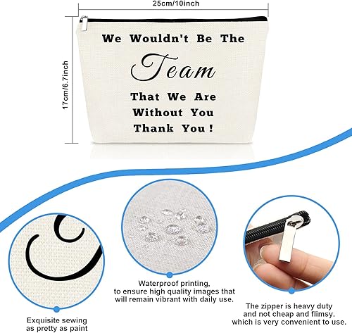 Miniatura 2 de Bolsas de maquillaje de regalo para mujeres líderes, Blanco apagado, S