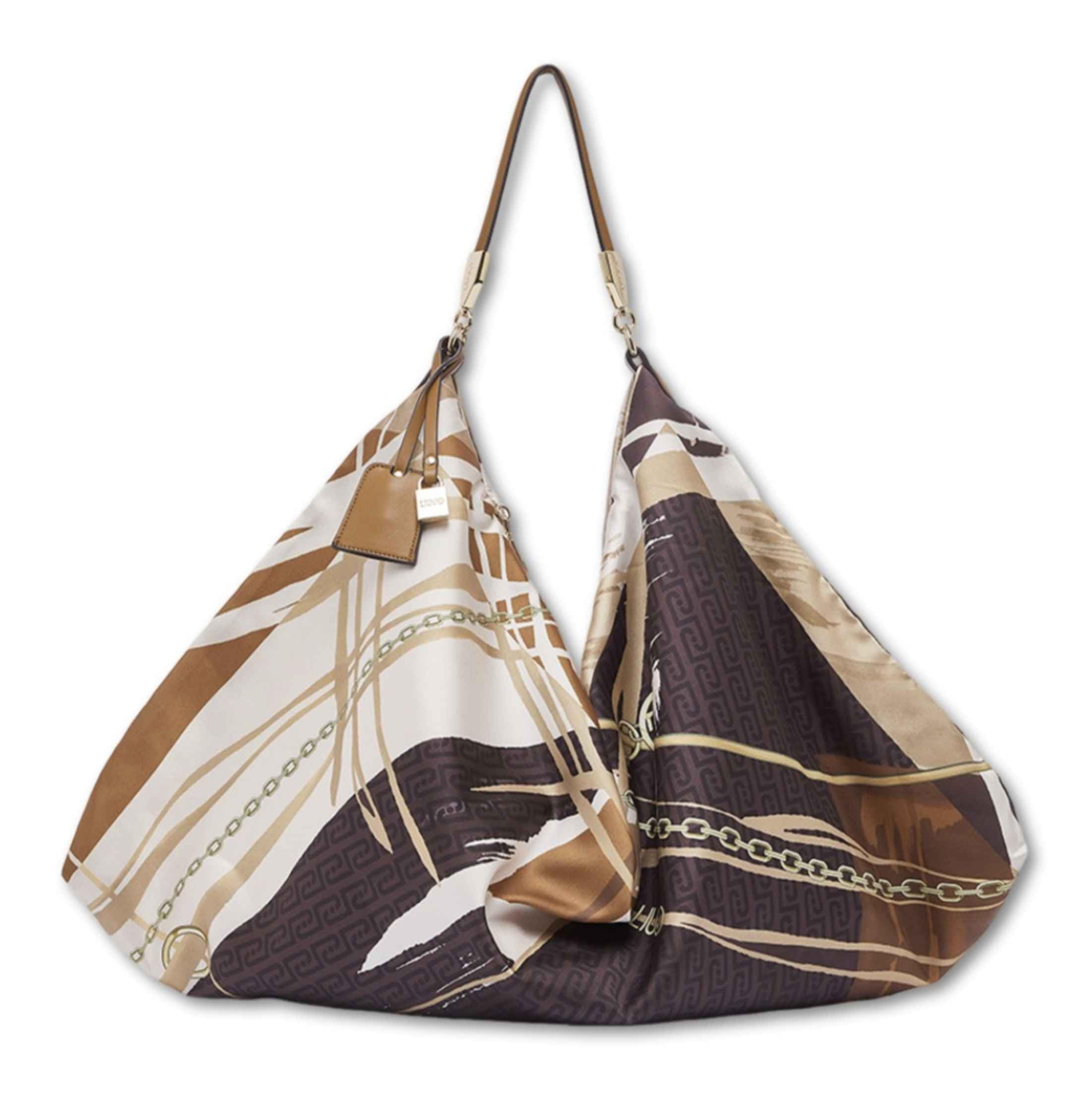 Liu Jo Sac femme foulard bag marron/​multicolore BS26LJ69 AA6194 T2745 P9225, Marron/​Multicolore, M