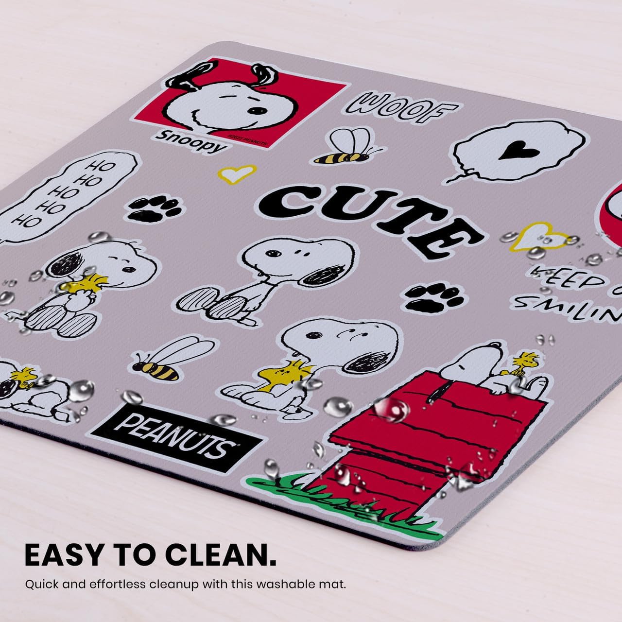 Head Case Designs Officially Licensed Peanuts Snoopy Pattern Graphics 9.84 x 11.81 x 0.12 inches (250 x 300 mm) - S Gaming Office Desk PC Keyboard Mouse Mat Pad image 5
