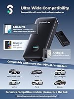 Vista 7 de Adaptador inalámbrico Android Auto, SOOMFON 5.8Ghz Android Auto Dongle inalámbrico para automóviles Android con cable de fábrica, Plug and Play