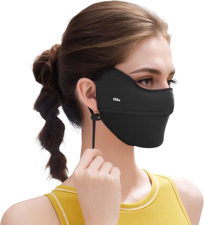 BENEUNDER UV Sun Protection Face Cover/Neck Gaiter Scarf UPF50+ Breathable Cooling for Summer Outdoor Activities Reusable