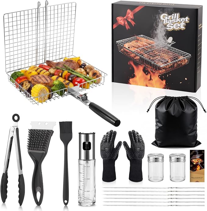 Grill Basket Set - Stainless