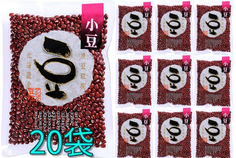 Amazon.co.jp: サンコク 豆印 小豆 250g×10袋入×(2ケース