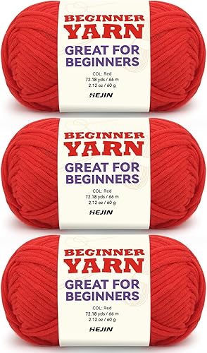 Miniatura 44 de Hilo negro de 2.16 oz para ganchillo y tejer; hilo de algodón de 216.5 ft (72 yardas) para principiantes con puntadas fáciles de ver; peso peinado