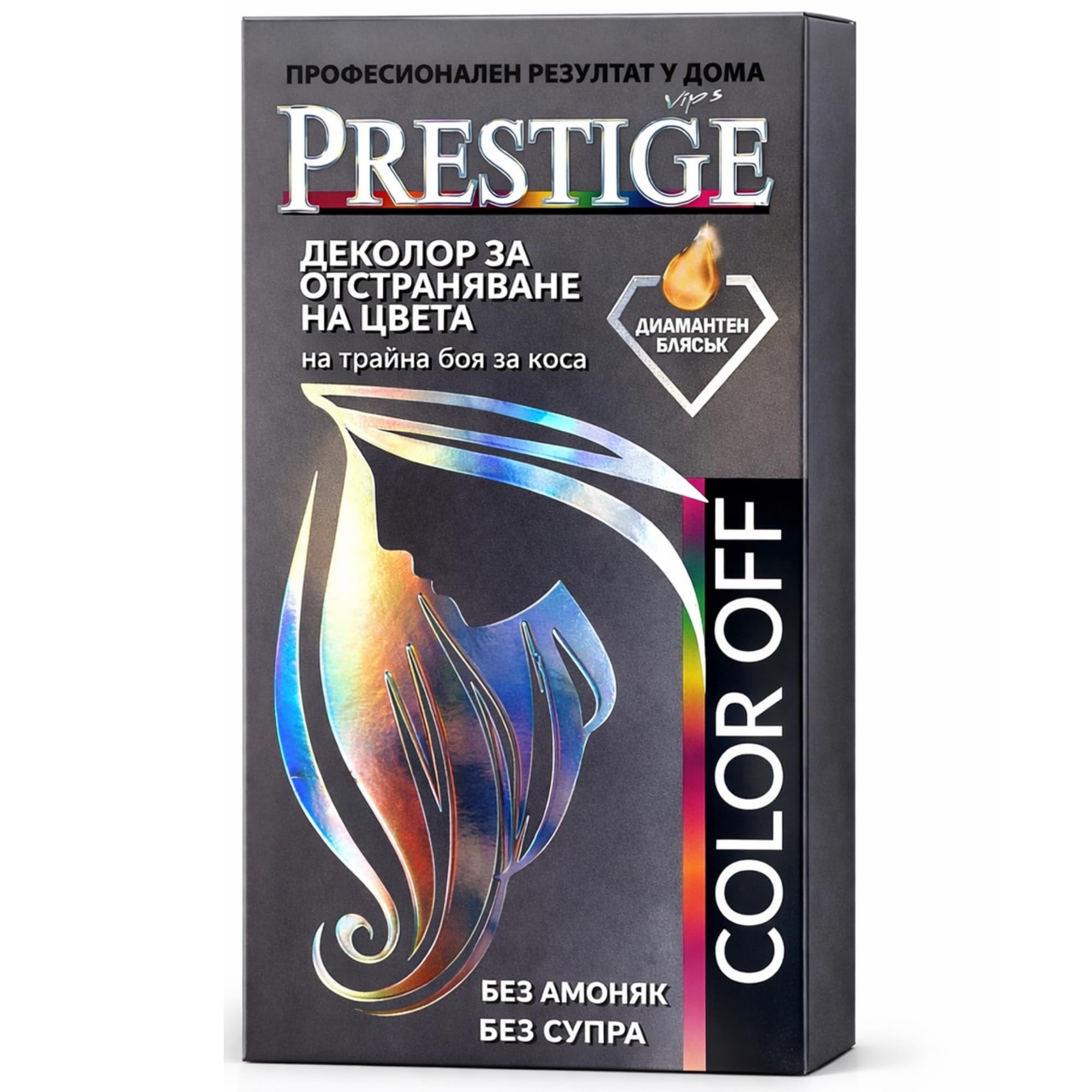 Vip's Prestige Color Remover | Trwały Środek do Usuwania Koloru z Włosów Farbowanych | Środek Depigmentujący | Przywraca Naturalny Odcień | Usuwa Sztuczny Kolor Włosów | Bez Wybielacza