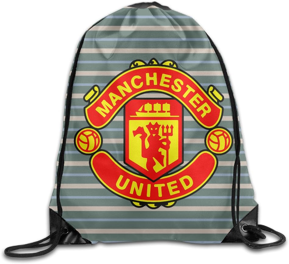 MDSHOP Manchester United Football Club The Red Devils Drawstring Backpack Sack Bag
