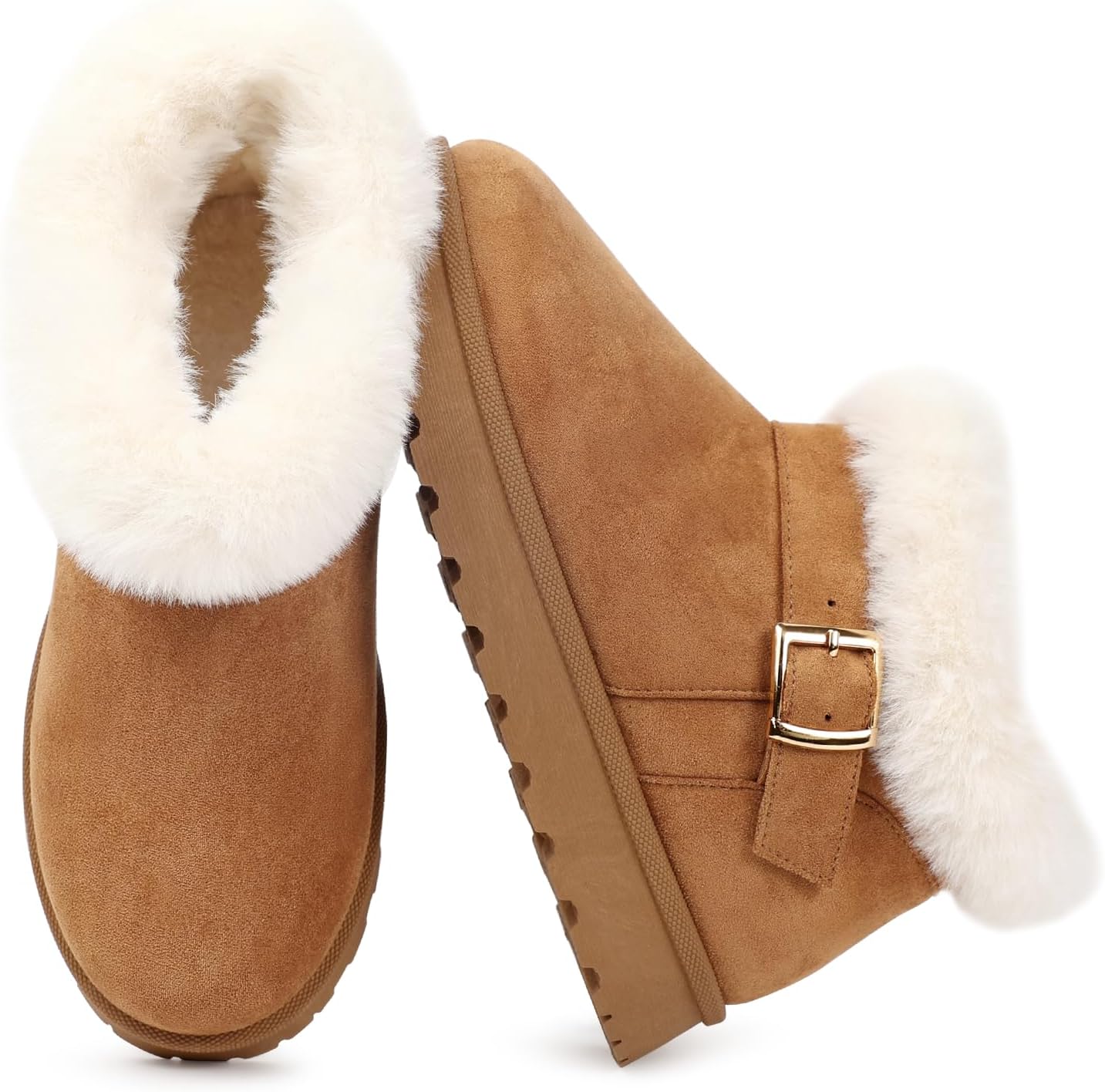Winter Mini Boots Women - Faux Fur Lining