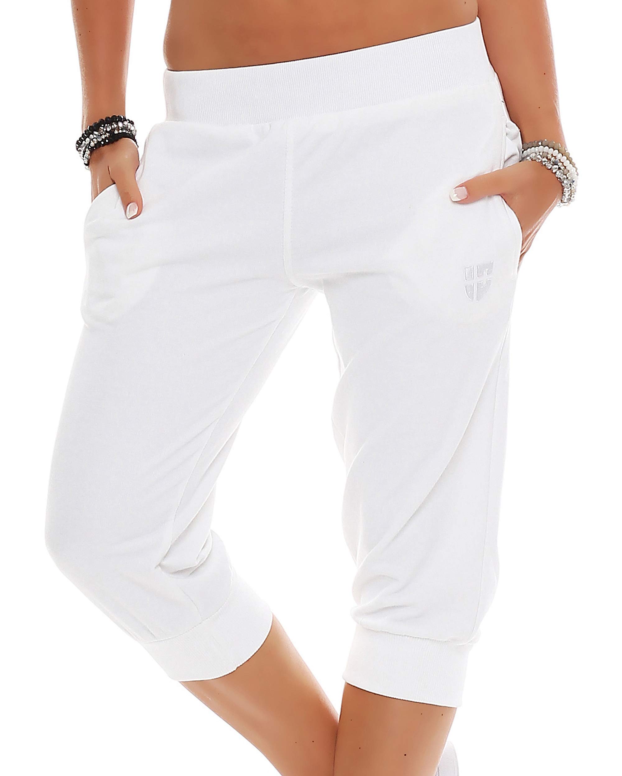 Pantacourt en coton pour femme