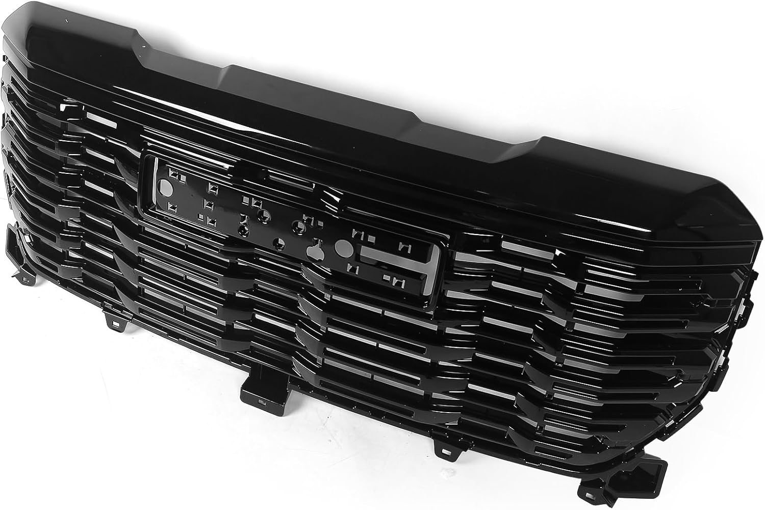 Grille Compatible with GMC Sierra 1500 Denali 2022 2023 2024 Hood Mesh Front Bumper Upper w/o Camera Hole 85622841