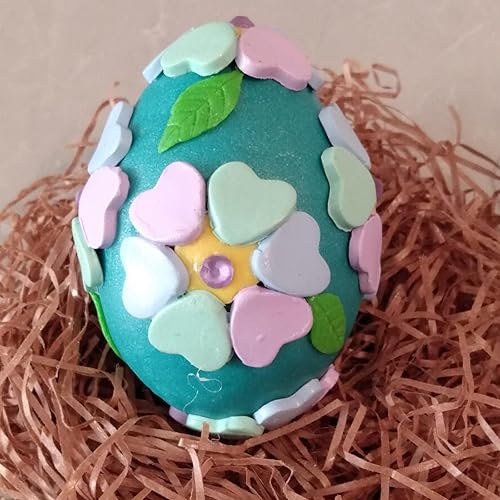 Miniatura 5 de ZOENHOU 40 huevos de Pascua de madera de 2.4 x 1.8 pulgadas para pintar, huevos de Pascua de madera sin terminar de calidad, huevos de madera sin