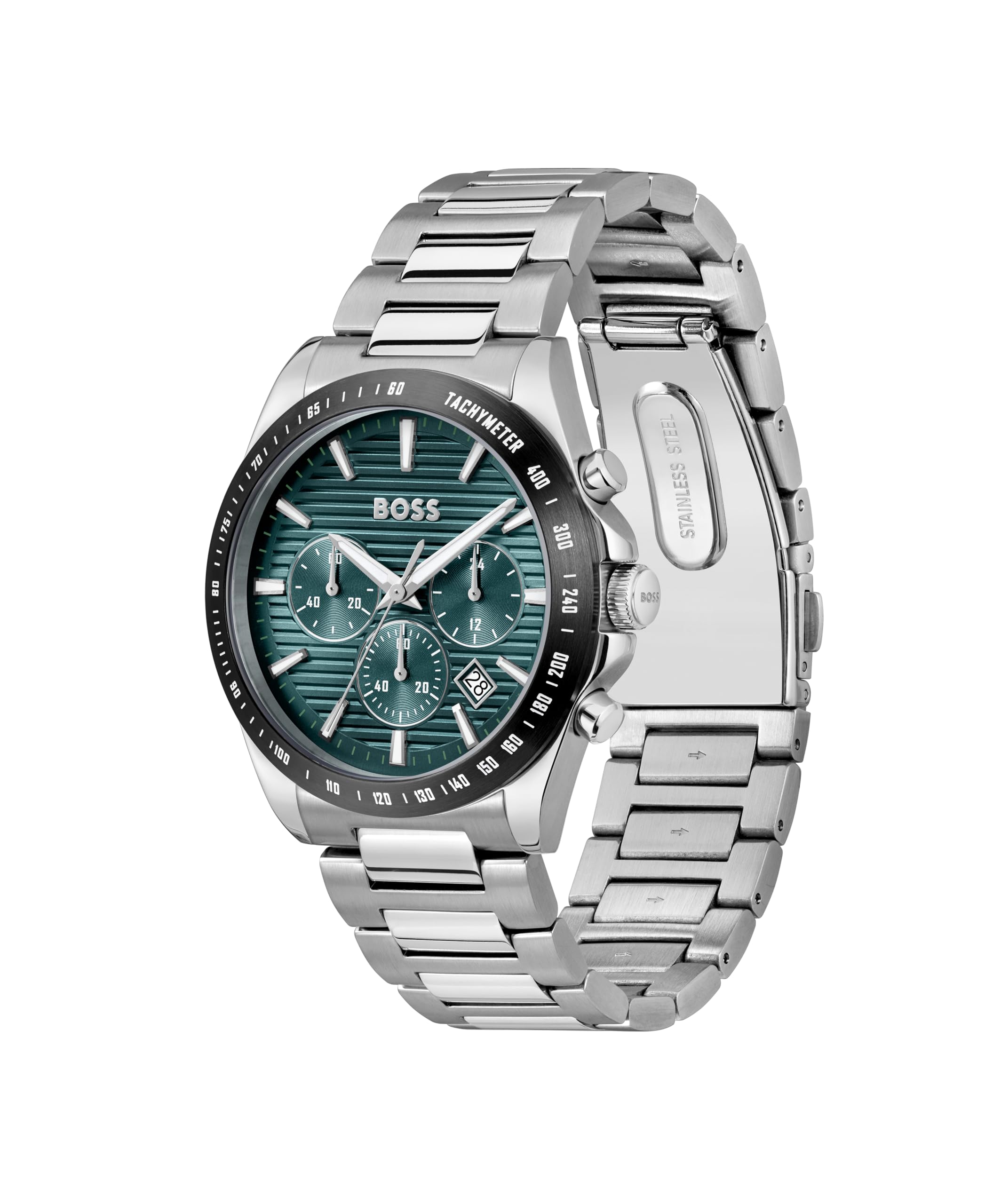 BOSS Reloj Cronógrafo de Cuarzo para Hombre Colección Strike Chrono con Correa de Acero Inoxidable o de Silicona