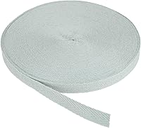 Vista 100 de PATIKIL Cinta de sarga de algodón de 1 pulgada, 50 yardas, cinta de algodón, cinta de encuadernación al bies, cinta de espiga para costura, Verde