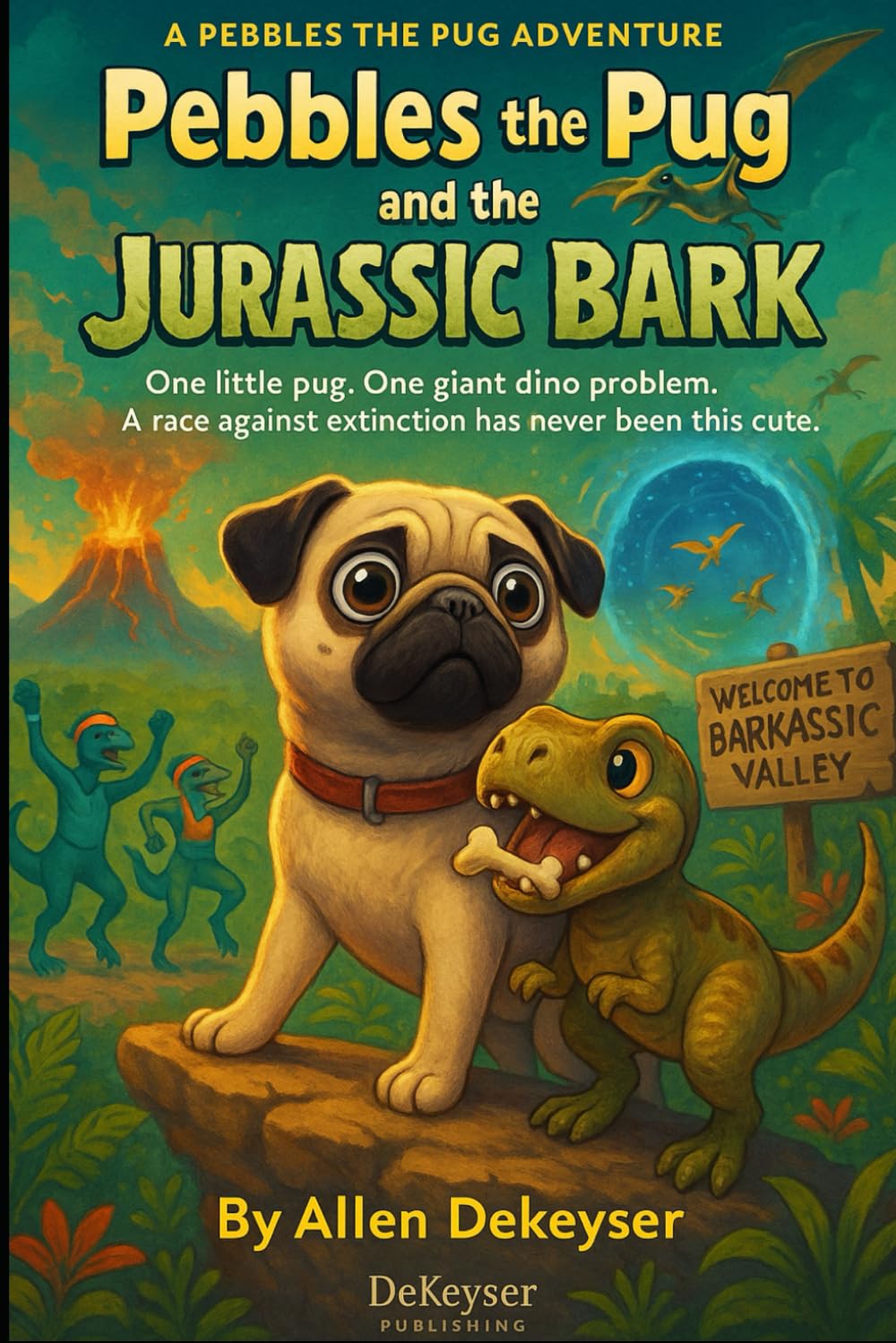 Pebbles the Pug and the Jurassic Bark (Pebbles the Pug Adventures)