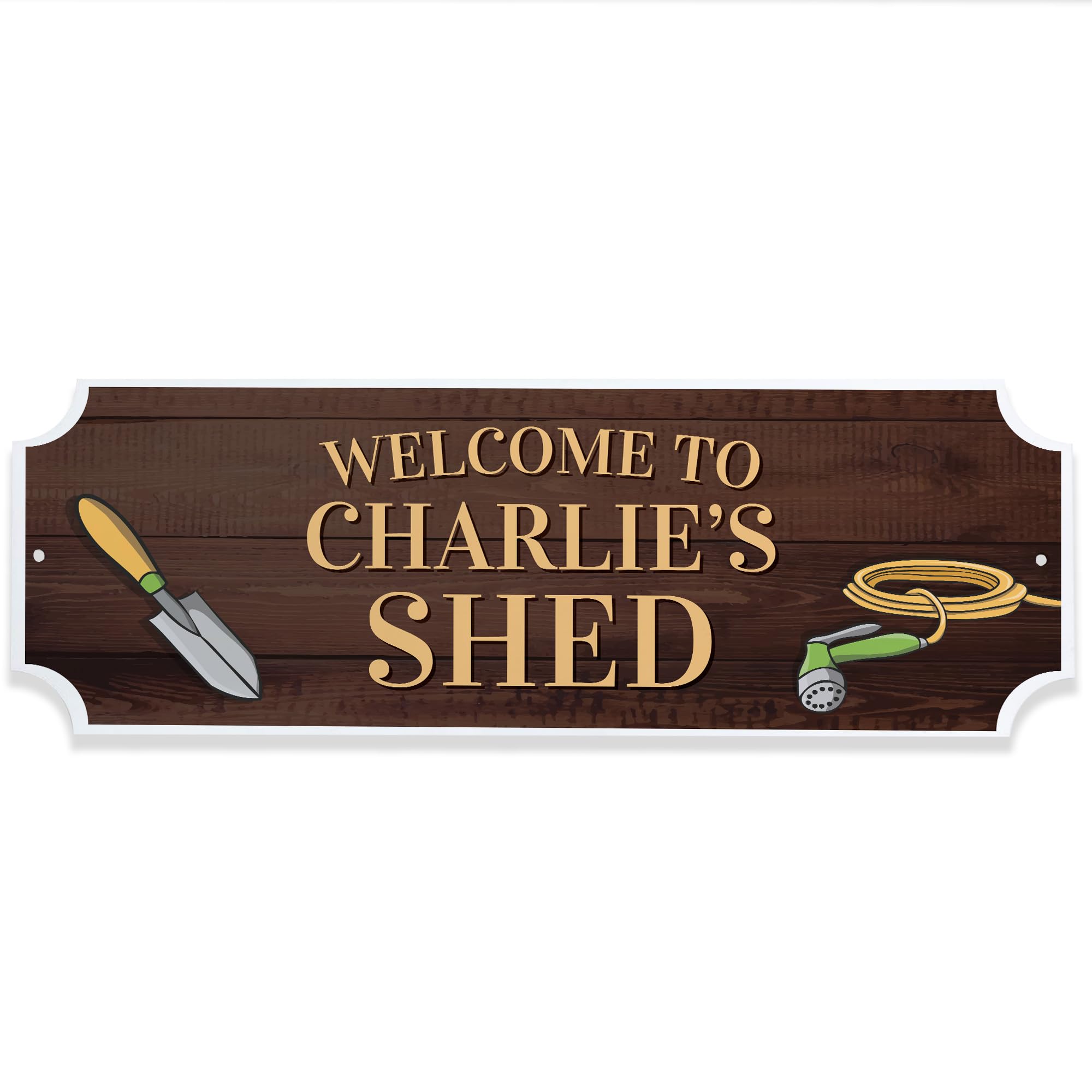 Red Ocean Garden Shed Sign For Outside Welcome To Any Names Shed Sign Novelty Garden Summer House Yard Wall Sign Gift For Men Shed Plaque