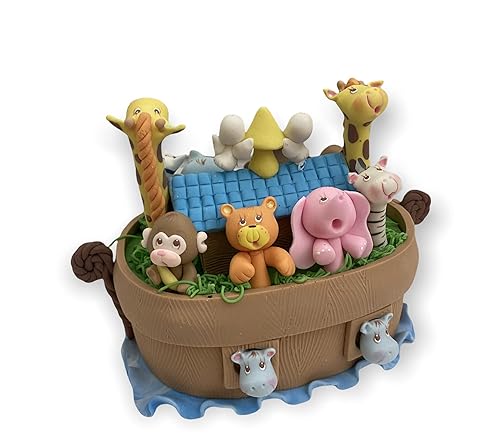 Miniatura 4 de Noah's Ark Cake Topper Party Decoration Centerpiece