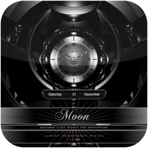 Moon Beautiful Clock Widget Theme for Android - //medicalbooks.filipinodoctors.org