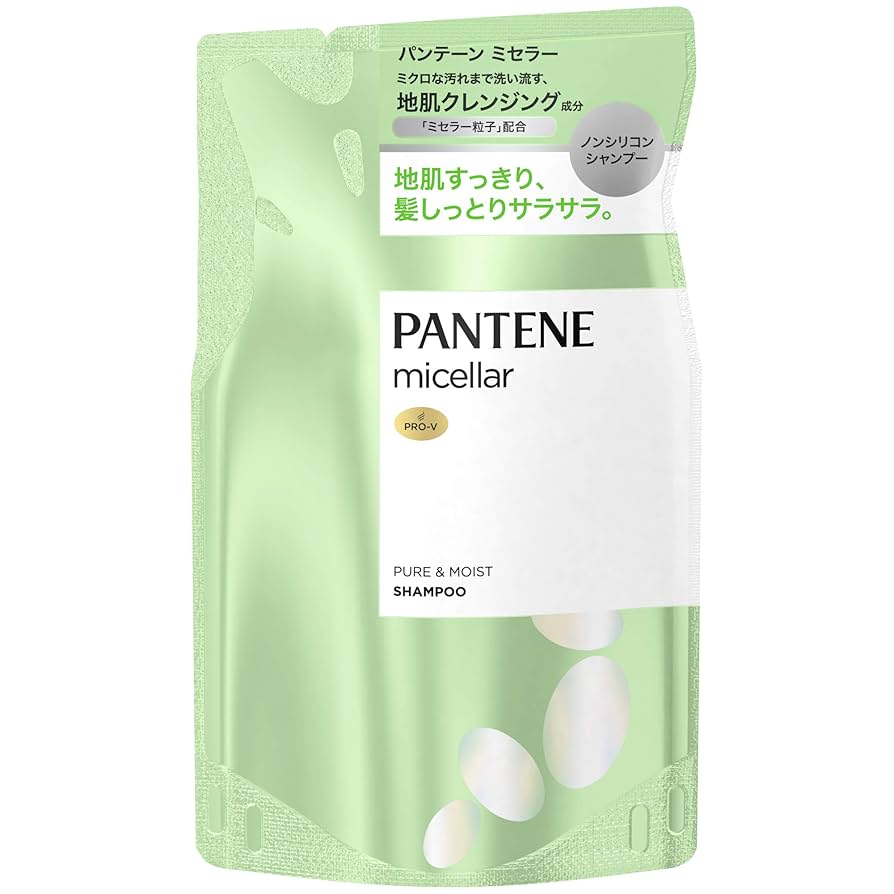 Amazon | パンテーンミセラー ノンシリコンシャンプー 詰め替え