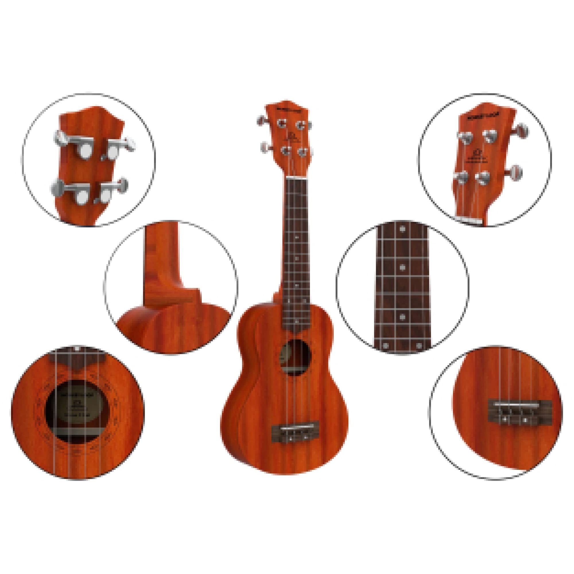 MONKEY LOOP Stone Natural Ukelele Soprano