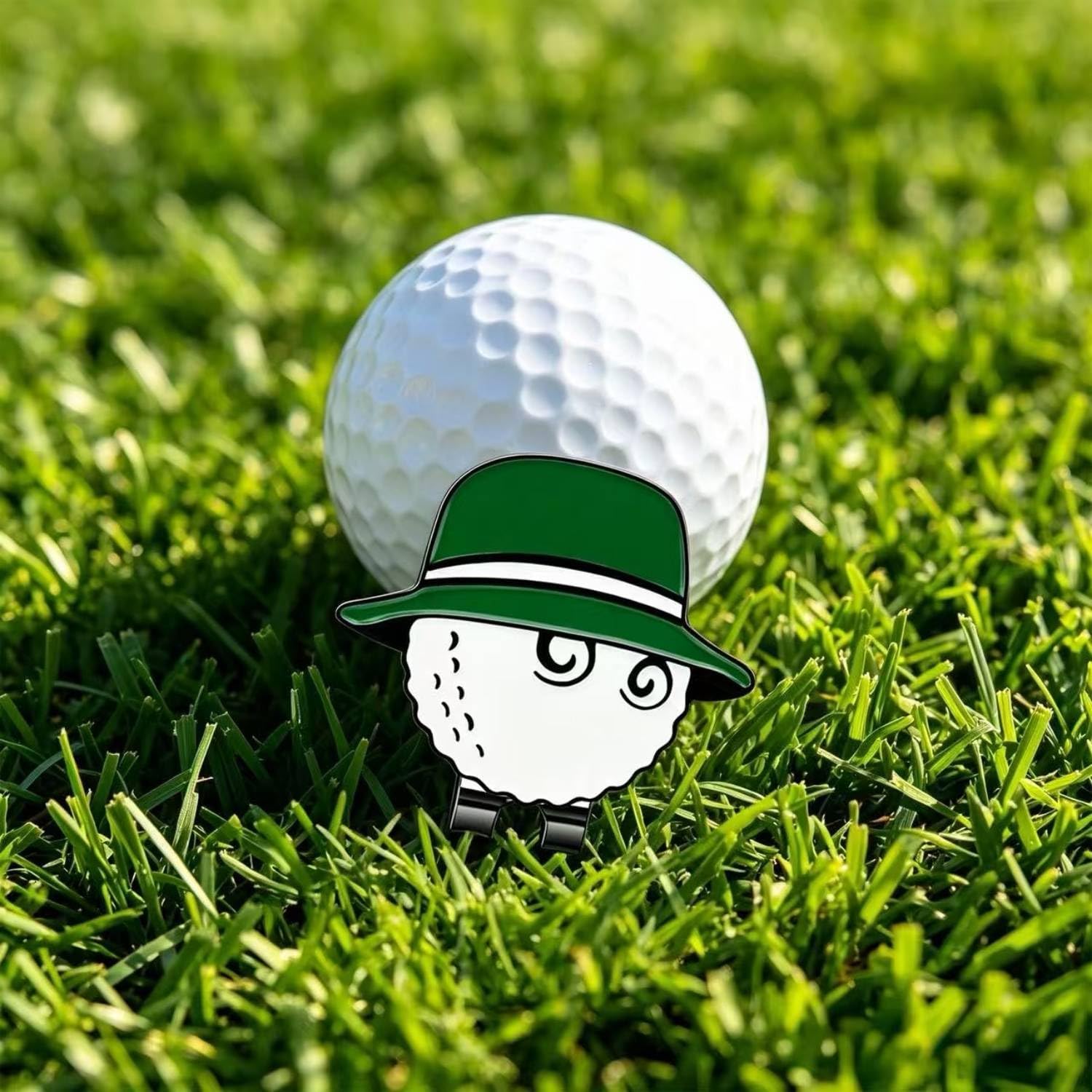 Golf Ball Markers Personlized Logo Enamel with A Strong Magnetic Hat Clips Value Sets for Men Women Golfer, Removable Attaches Easily to Golf Cap Premium Gift image 5