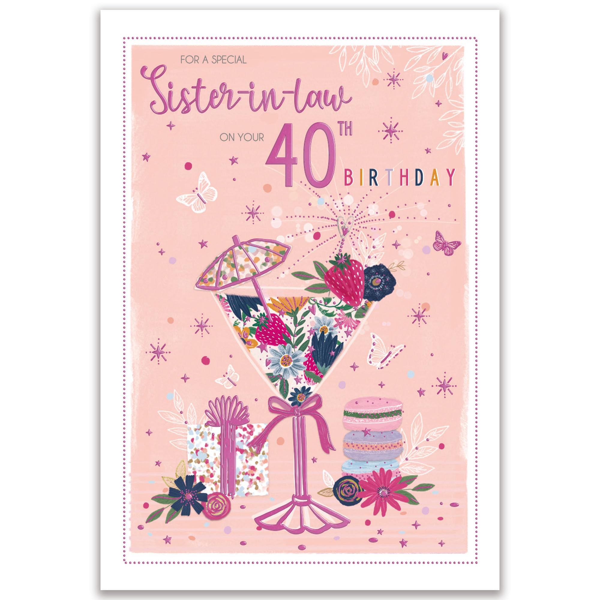 Biglietto di auguri per il 30° compleanno, simpatica torta