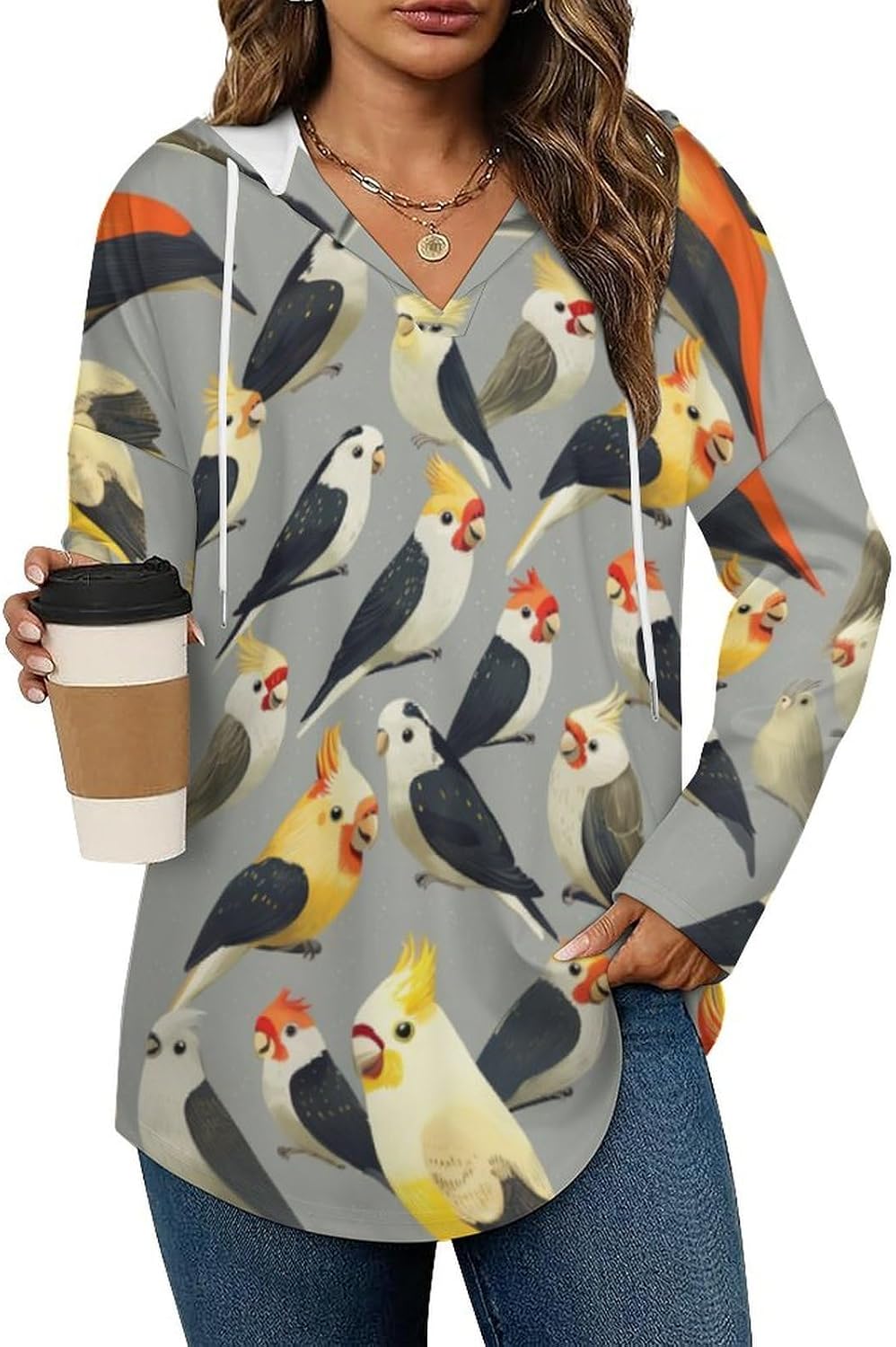 Women Fashion Tops Hoodies for Women Pullover Sweatshirts Casual Long SLeeve Shirts Loose Lightweight Workout