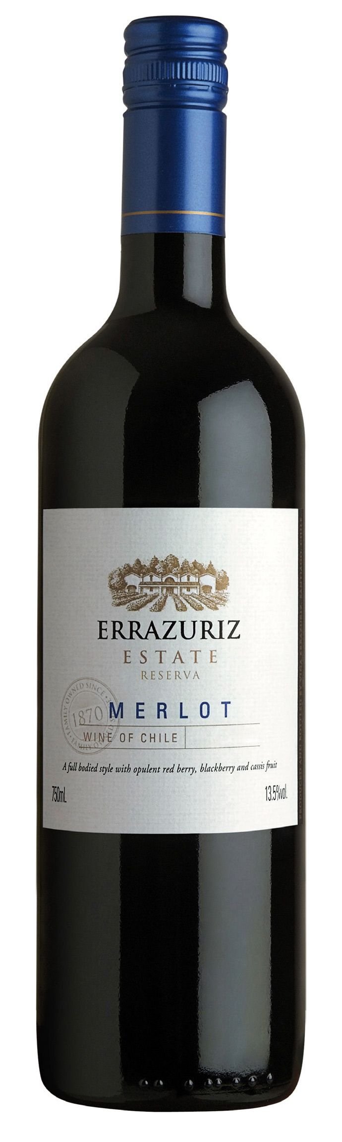 ErrazurizEstate Merlot 2010, 750ml