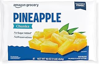 Amazon Brand - Pineapple Chunks, 16 Oz (Frozen)