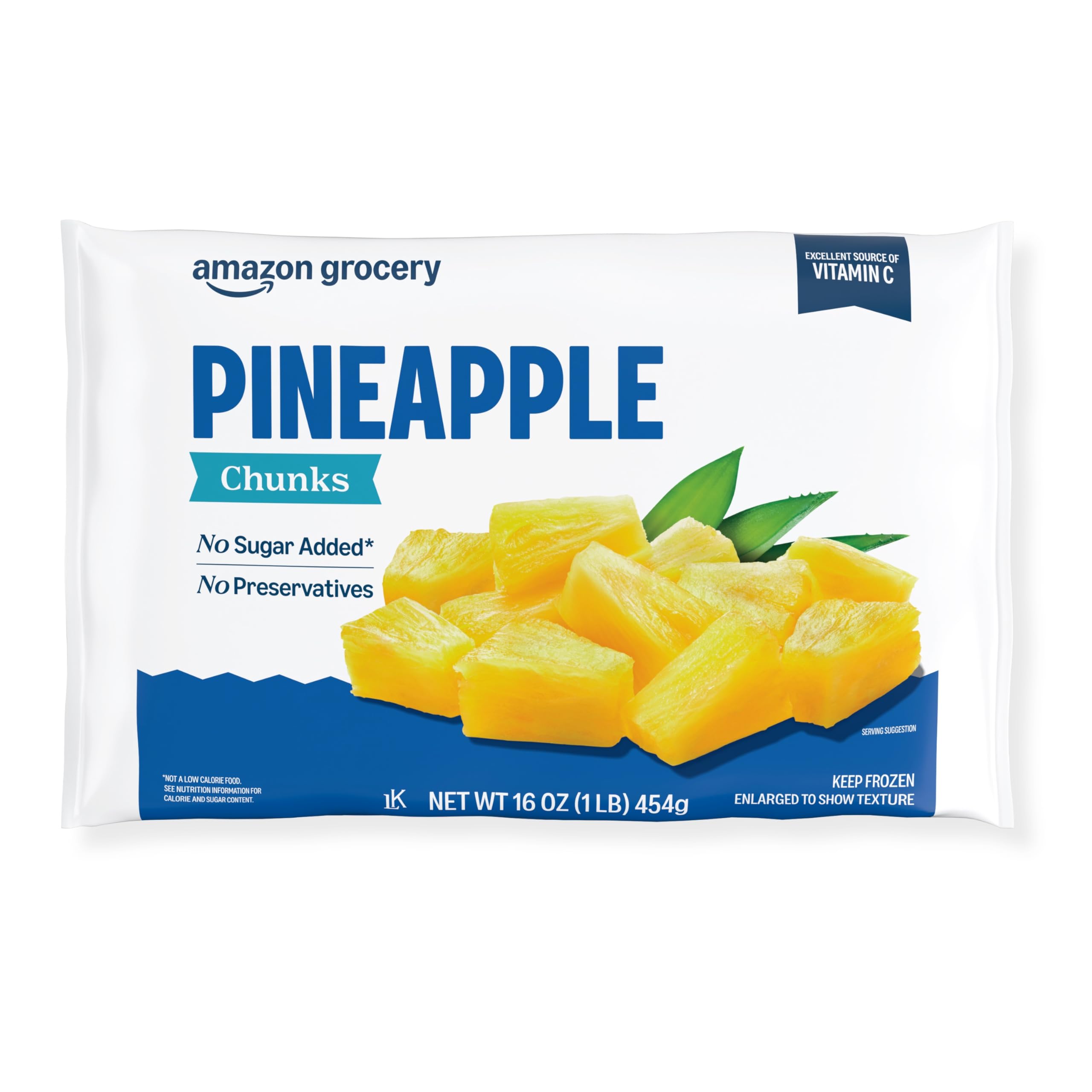 Amazon.com: Amazon Grocery, Pineapple Chunks, 16 oz, Frozen