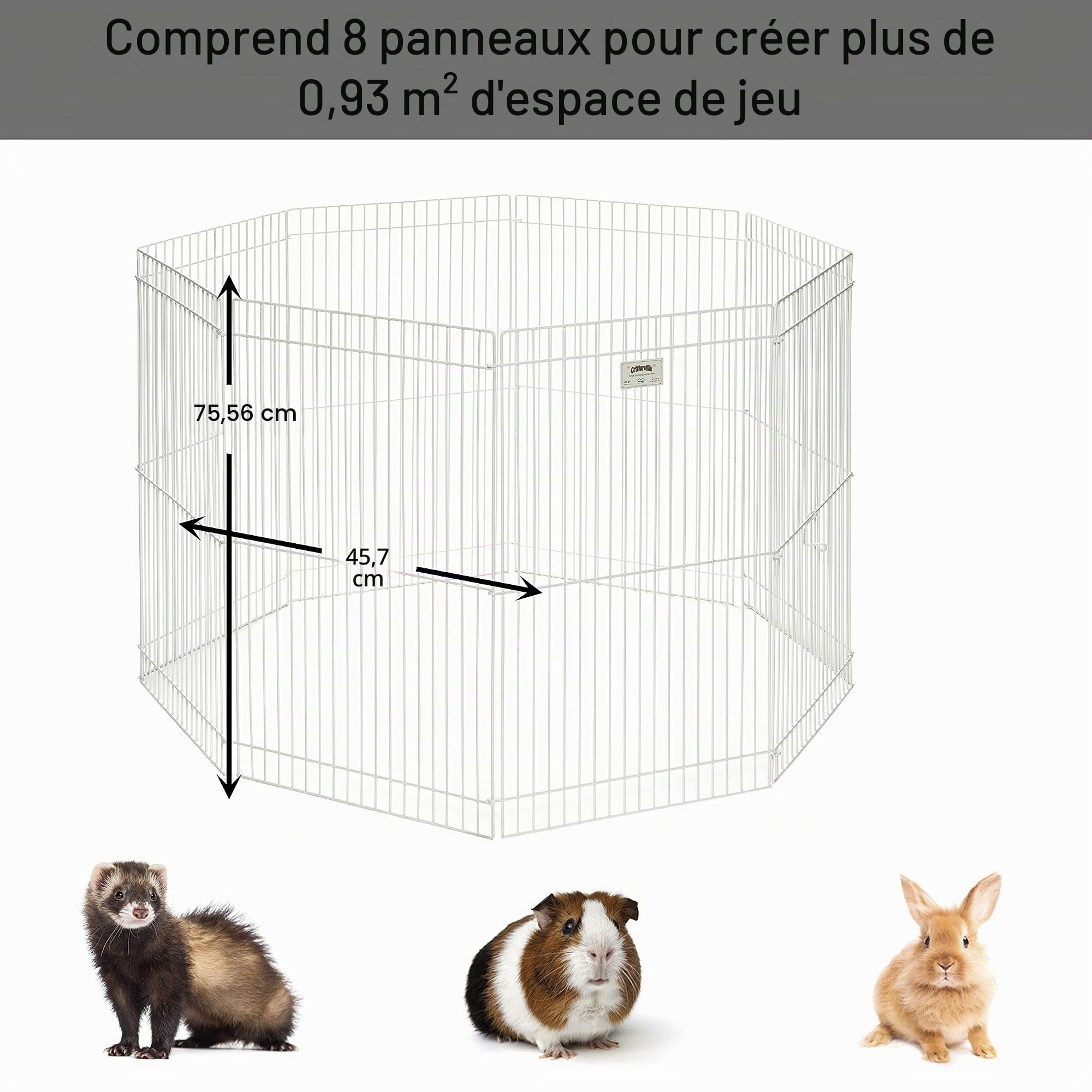 Midwest Maison pour Animaux de Compagnie Petite Taille Exercice Pen
